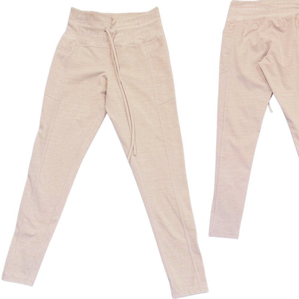 Ladies Small - Taupe/Beige Champion Drawstring Leggings